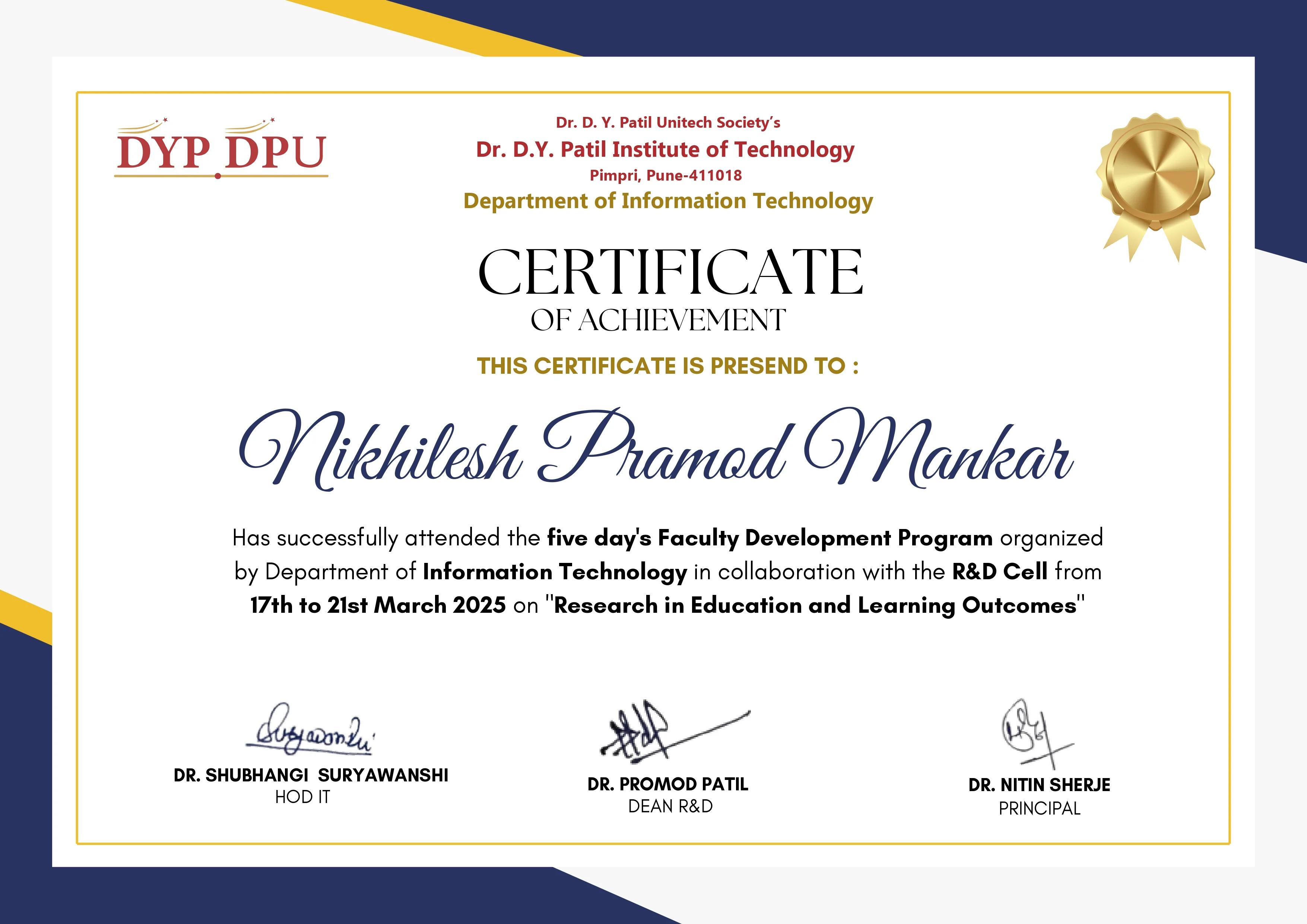 Certification 1